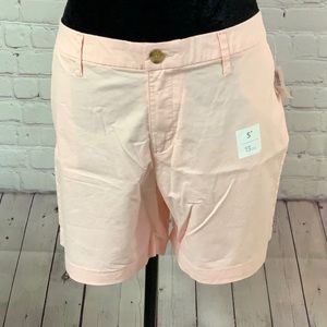 NWT Old Navy Light baby pink twill shorts 5” 16